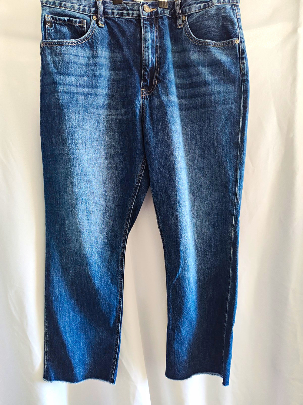 KanCan Finley Essentials High Rise Straight Leg Jeans Blue 15 / 31